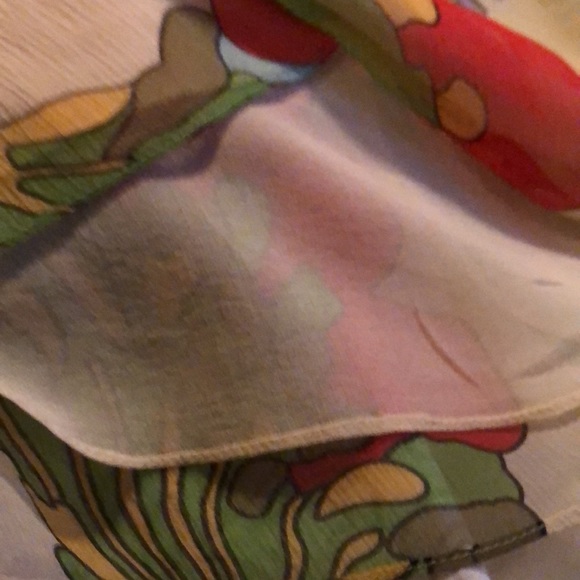 Cynthia Steffe silk floral top - Picture 7 of 8